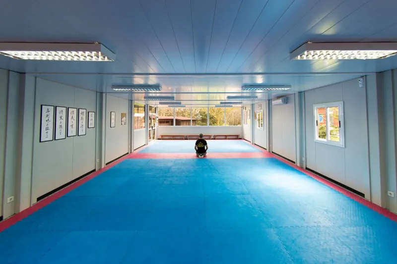 Sala de tatami de 100 m²